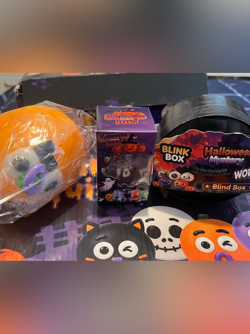 NeeDoh Halloween 3 Pack Surprise Dumpling, Frappe Suishy Smasher